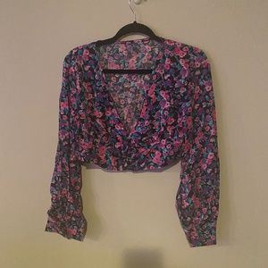 Brand New Floral Print Top